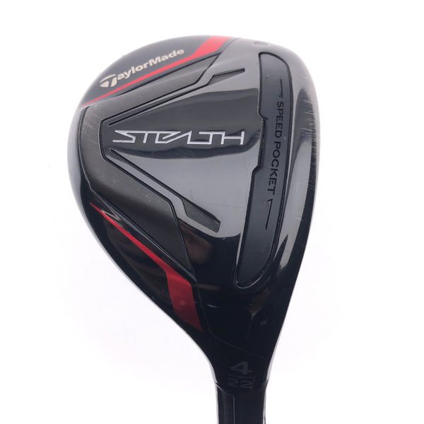 Used TaylorMade Stealth Rescue 4 Hybrid / 22 Degrees / Regular Flex