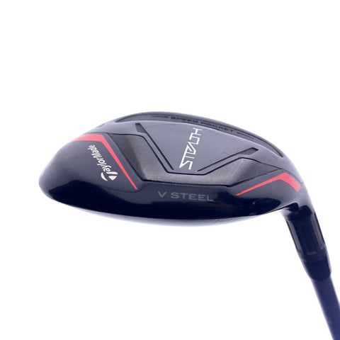 Used TaylorMade Stealth Rescue 4 Hybrid / 22 Degrees / Stiff Flex
