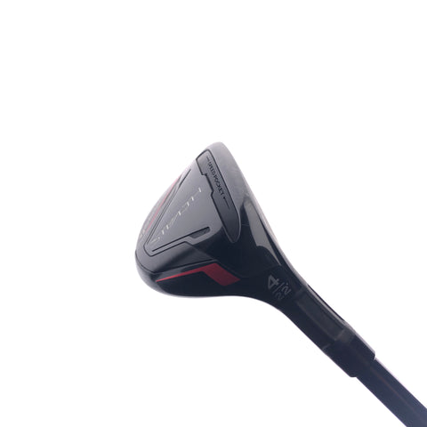 Used TaylorMade Stealth Rescue 4 Hybrid / 22 Degrees / Stiff Flex