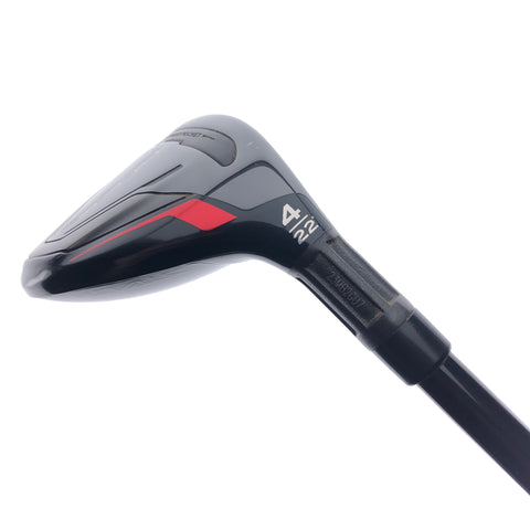 Used TaylorMade Stealth Rescue 4 Hybrid / 22 Degrees / Stiff Flex