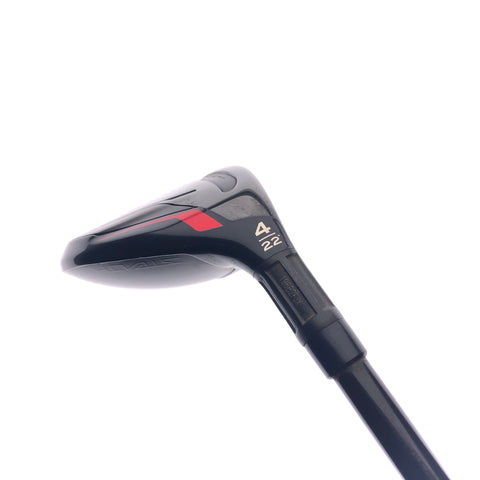 Used TaylorMade Stealth Rescue 4 Hybrid / 22 Degrees / Stiff Flex