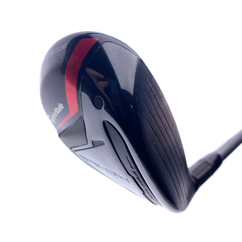 Used TaylorMade Stealth Rescue 4 Hybrid / 22 Degrees / Stiff Flex