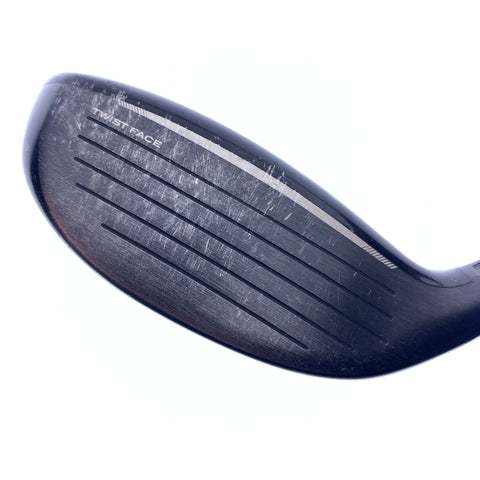Used TaylorMade Stealth Rescue 4 Hybrid / 22.0 Degrees / Stiff Flex
