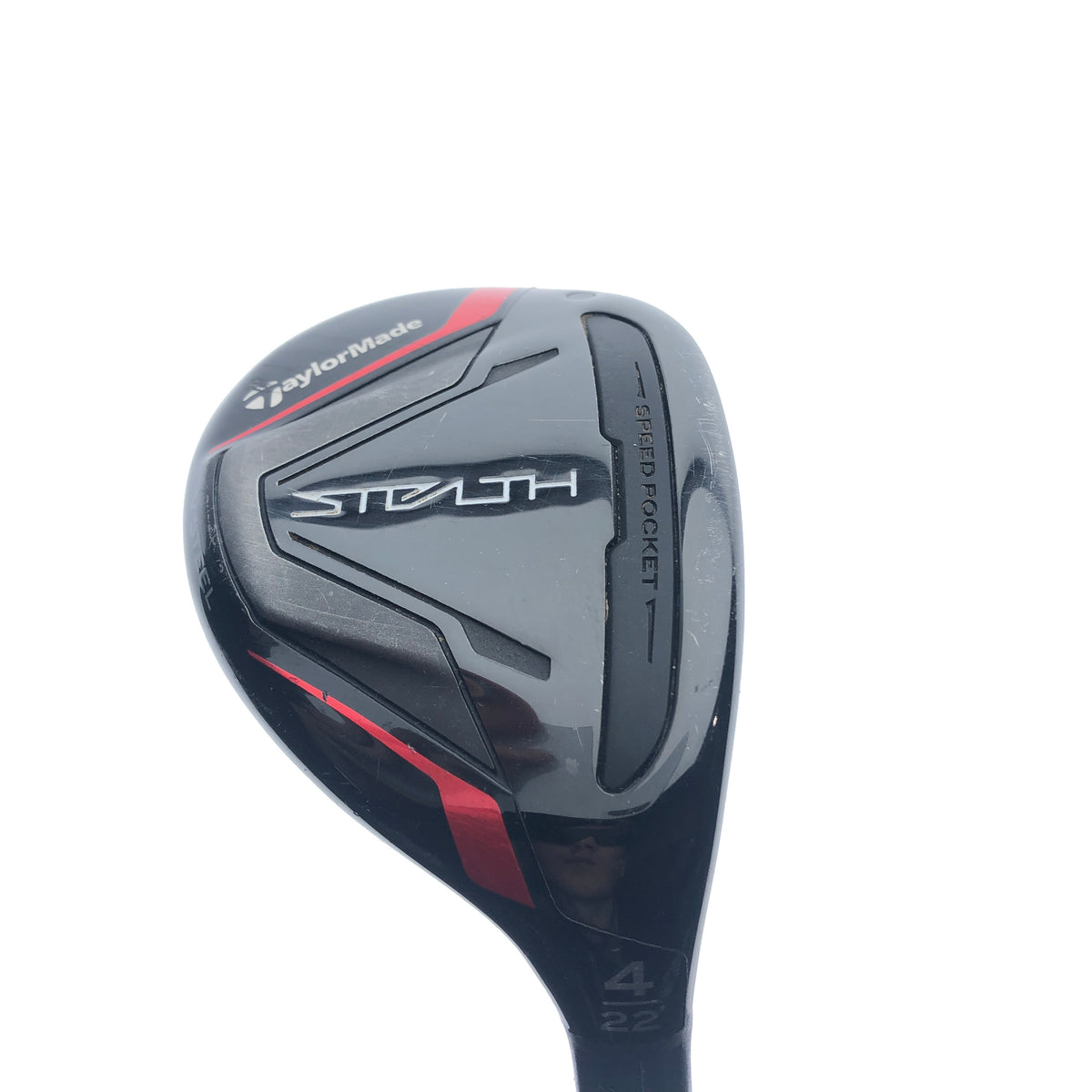 Used TaylorMade Stealth Rescue 4 Hybrid / 22.0 Degrees / Stiff Flex