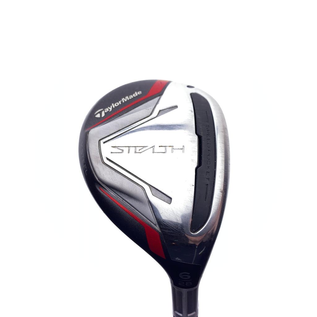 Used TaylorMade Stealth Rescue 6 Hybrid / 28 Degrees / Ladies Flex