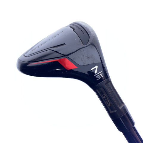 Used TaylorMade Stealth Rescue 7 Hybrid / 21.0 Degrees / Regular Flex