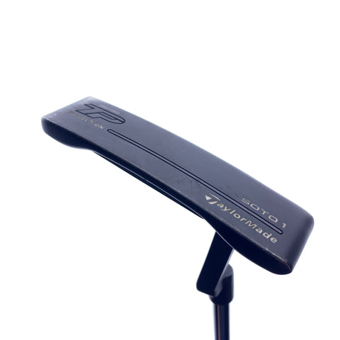 Used TaylorMade TP Black Soto 1 Putter / 34.0 Inches