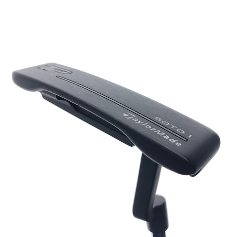 Used TaylorMade TP Black Soto 1 Putter / 35.0 Inches