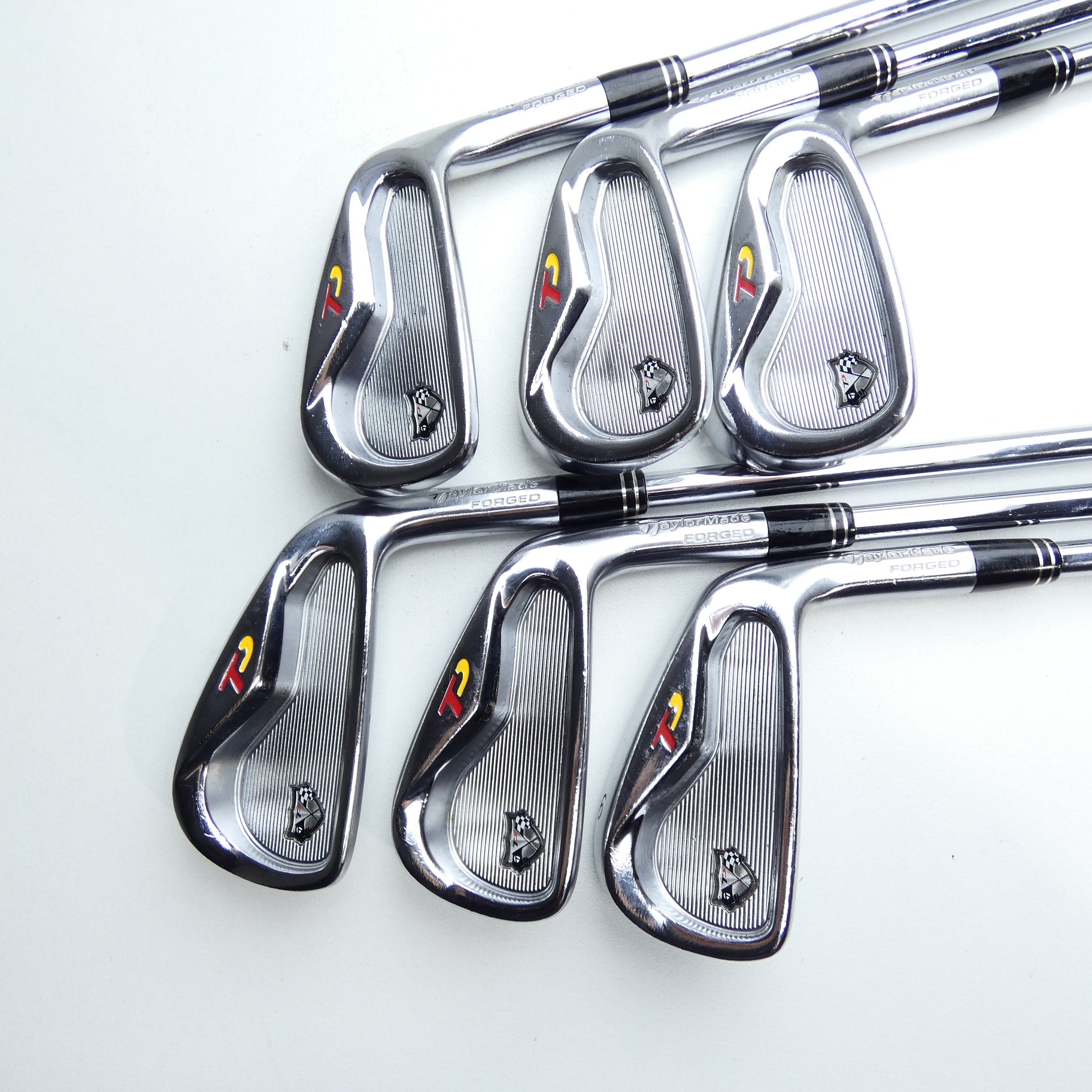 Used TaylorMade TP Forged 2009 Iron Set / 4 - 9 IRON / Stiff Flex