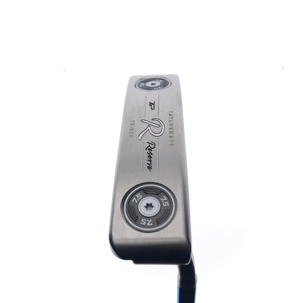 Used TaylorMade TP Reserve B29 Putter / 35.0 Inches / KBS CT BLUE PVD