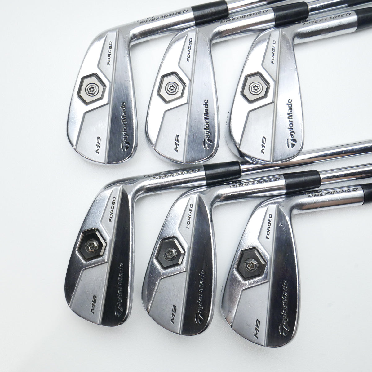 Used TaylorMade Tour Preferred MB 2011 Iron Set / 4 - 9 IRON / Stiff Flex