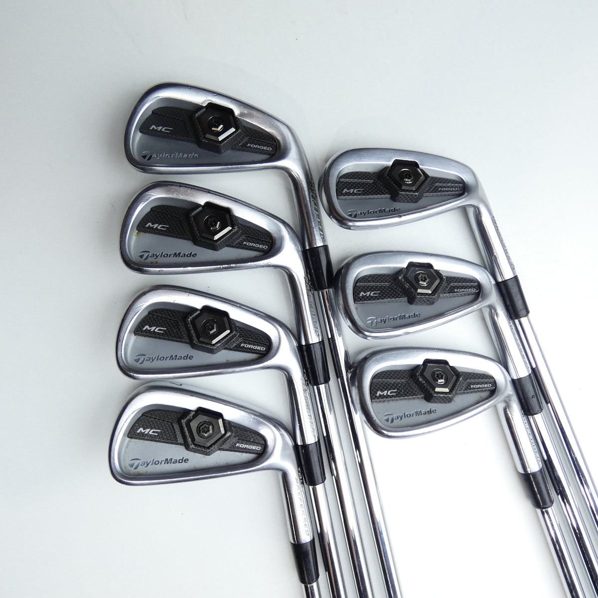 Used TaylorMade Tour Preferred MC 2011 Iron Set / 4 - PW / Regular Flex
