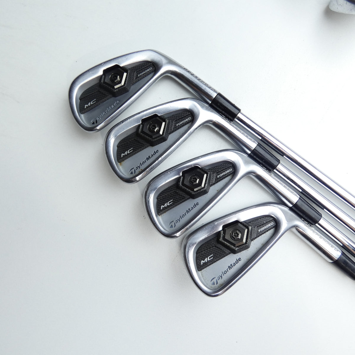 Used TaylorMade Tour Preferred MC 2011 Iron Set / 4 - PW / Regular Flex
