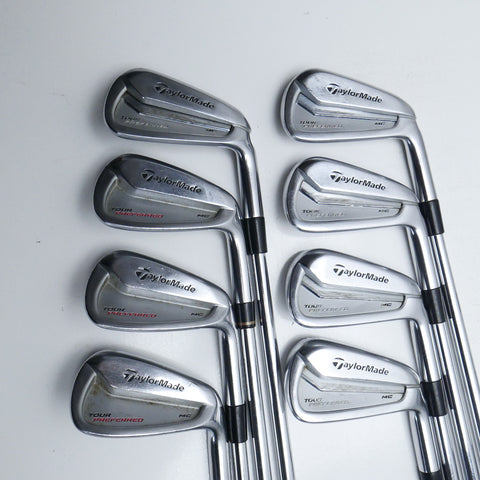 Used TaylorMade Tour Preferred MC 2014 Iron Set / 3 - PW / Stiff Flex