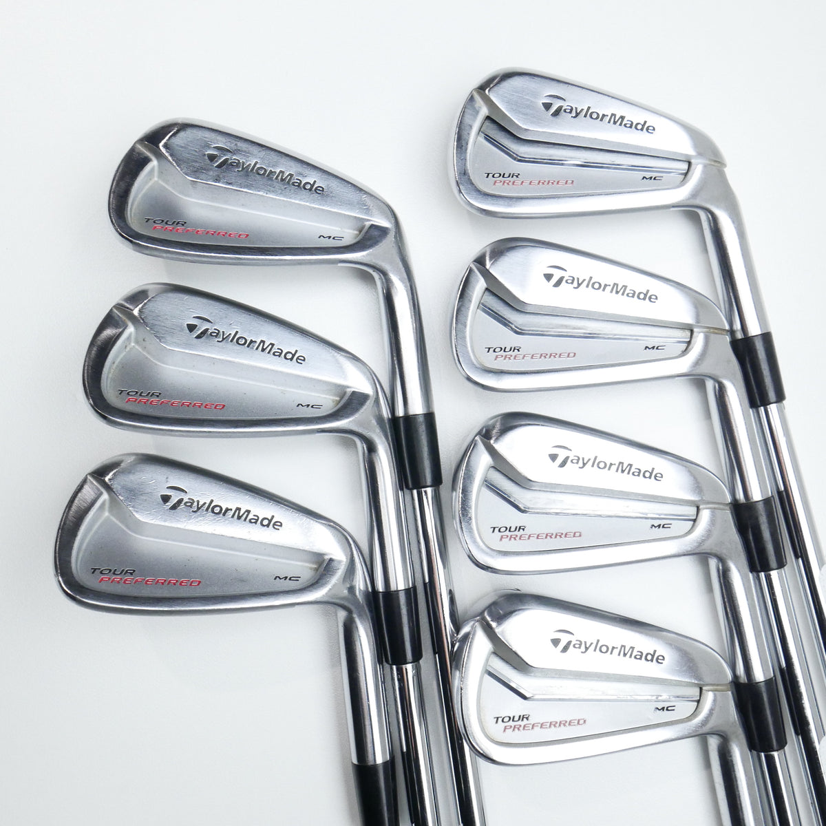 Used TaylorMade Tour Preferred MC 2014 Iron Set / 4 - PW / Regular Flex