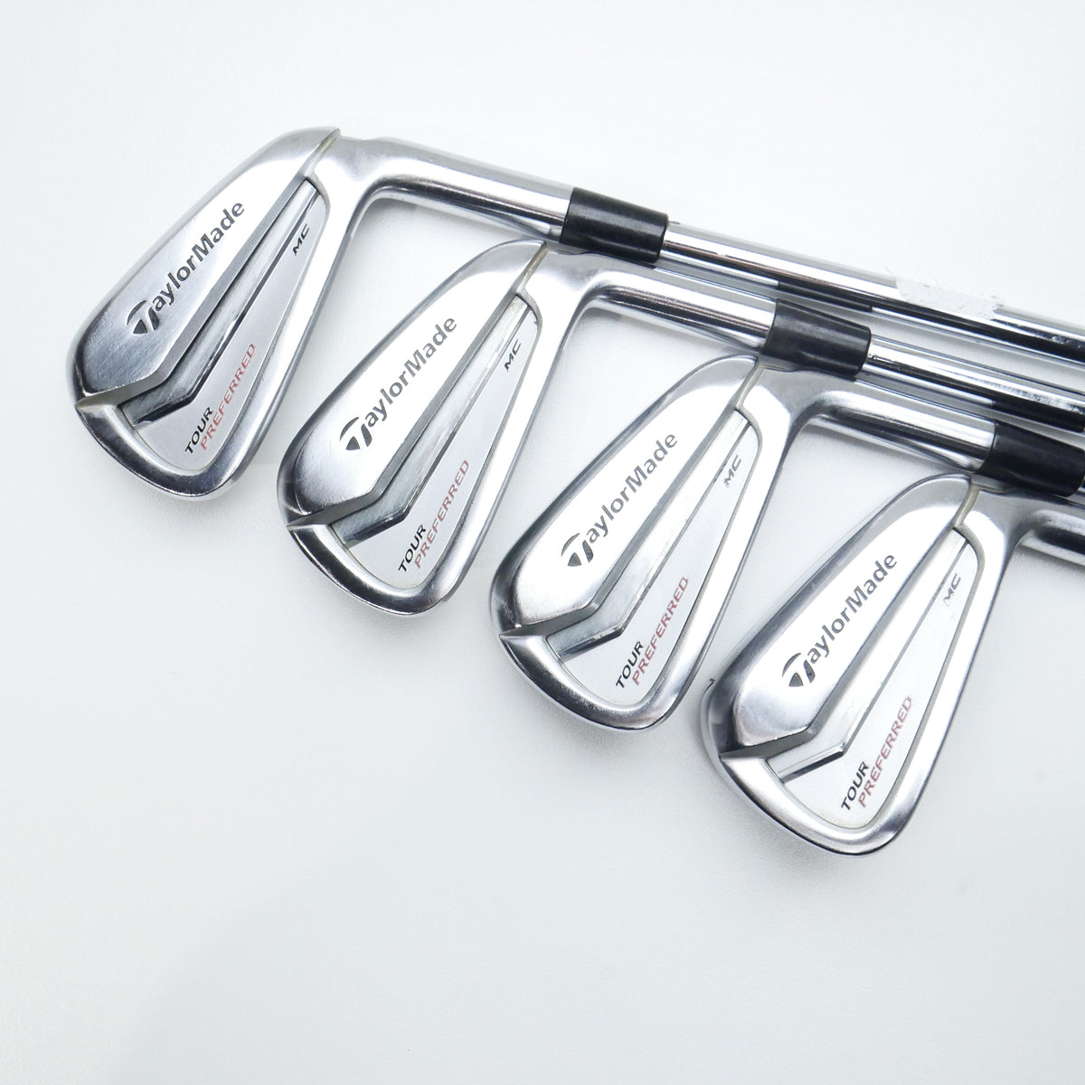 Used TaylorMade Tour Preferred MC 2014 Iron Set / 4 - PW / Regular Flex
