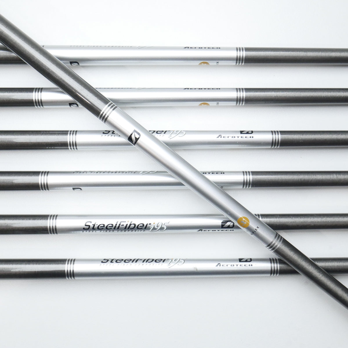 Used TaylorMade Tour Preferred MC & MB 2014 Combo Iron Set / 4 - PW / X-Stiff F
