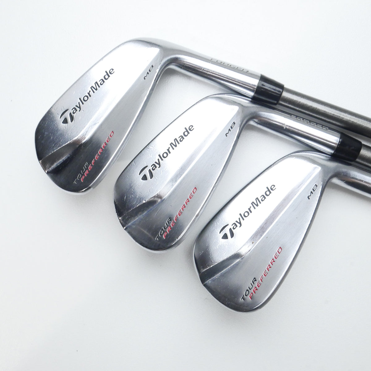 Used TaylorMade Tour Preferred MC & MB 2014 Combo Iron Set / 4 - PW / X-Stiff F