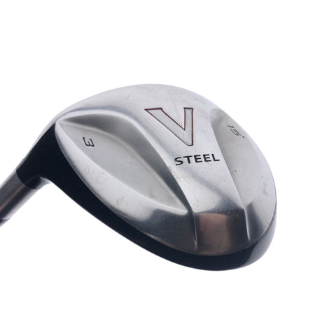 Used TaylorMade V Steel 3 Fairway Wood / 15 Degrees / Stiff Flex / Left-Handed