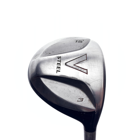 Used TaylorMade V Steel 3 Fairway Wood / 15 Degrees / Stiff Flex