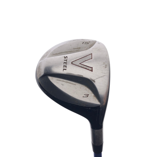 Used TaylorMade V Steel 3 Fairway Wood / 15 Degrees / Stiff Flex