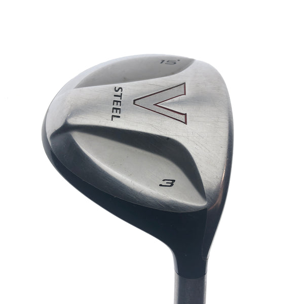 Used TaylorMade V Steel 3 Fairway Wood / 15 Degrees / Stiff Flex