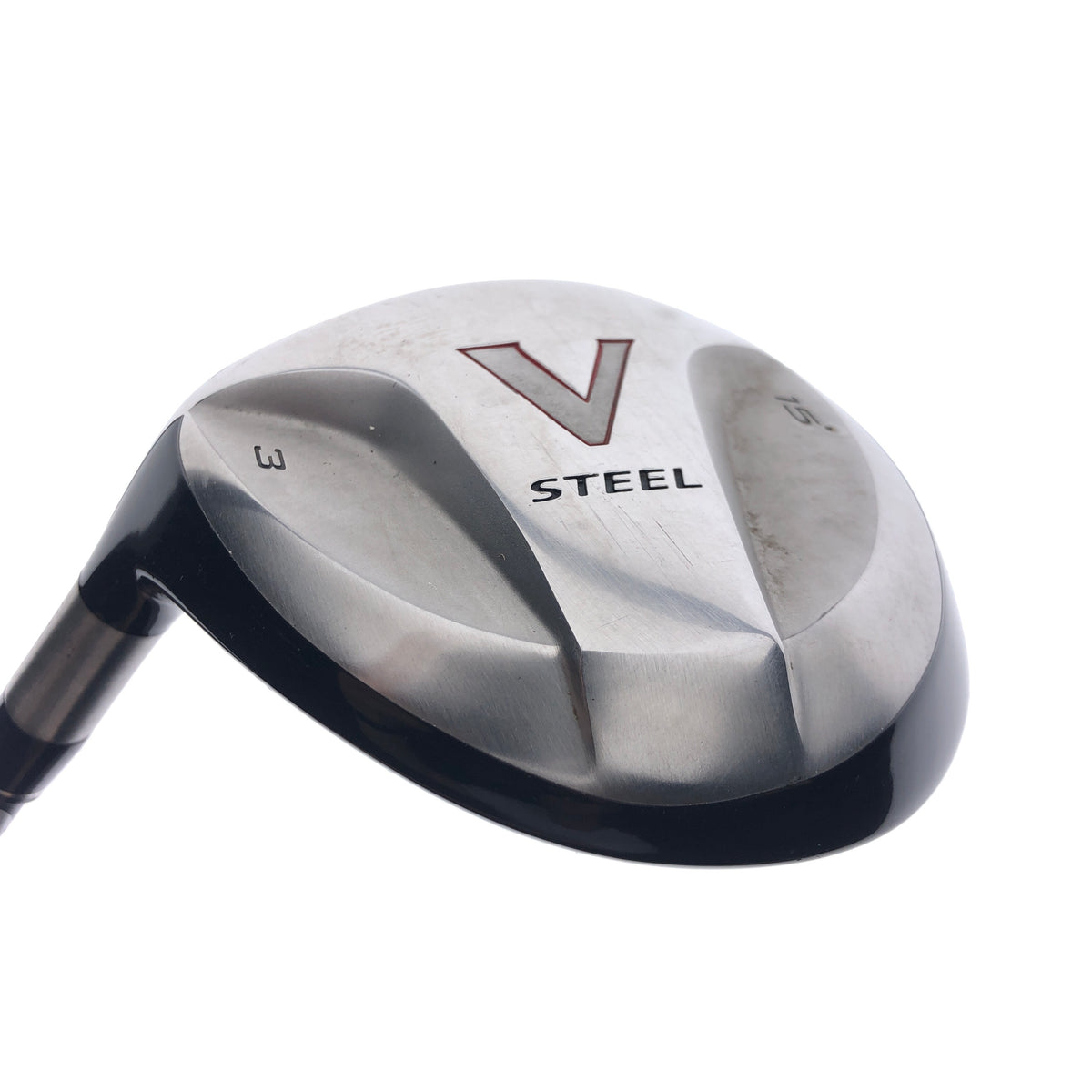 Used TaylorMade V Steel 3 Fairway Wood / 15.0 Degrees / Regular Flex / Left-Han