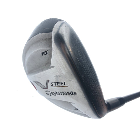 Used TaylorMade V Steel 3 Fairway Wood / 15.0 Degrees / Stiff Flex