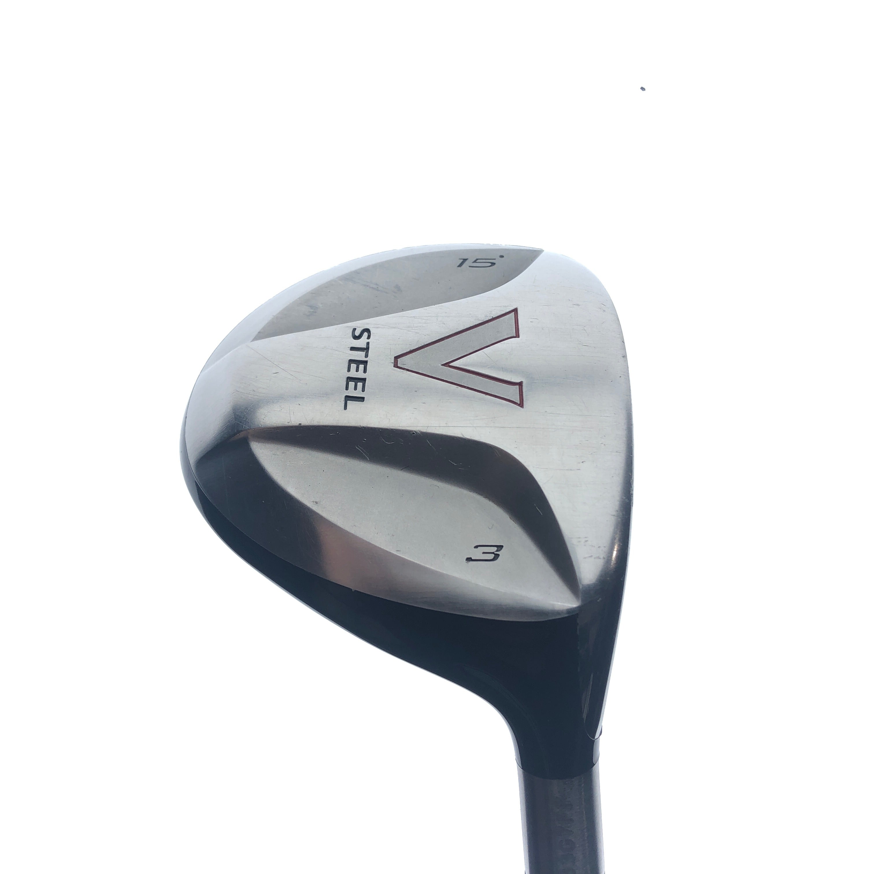 Used TaylorMade V Steel 3 Fairway Wood / 15.0 Degrees / Stiff Flex