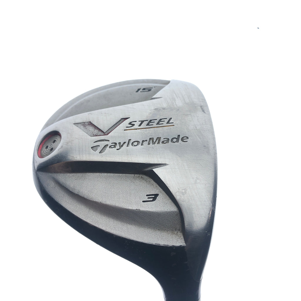 Used TaylorMade V Steel 3 Fairway Wood / 15.0 Degrees / Stiff Flex