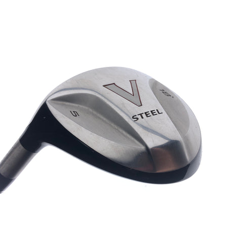 Used TaylorMade V Steel 5 Fairway Wood / 18 Degrees / Regular Flex / Left-Handed