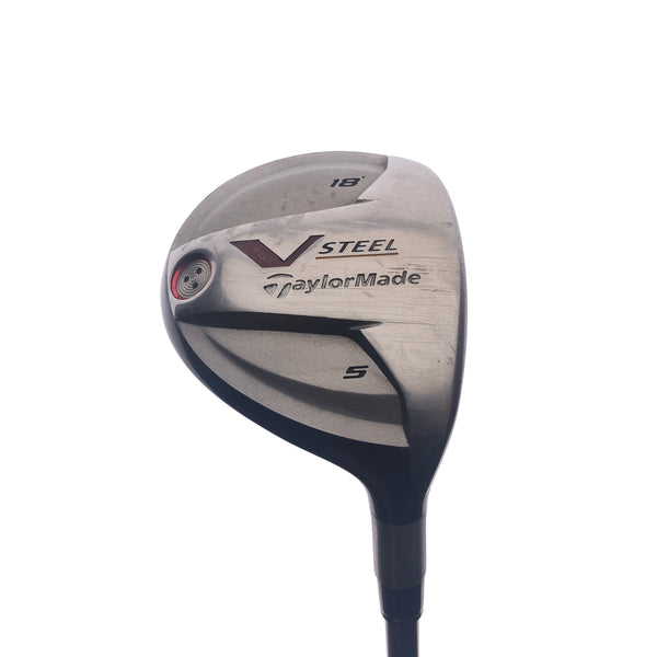 Used TaylorMade V Steel 5 Fairway Wood / 18 Degrees / Regular Flex
