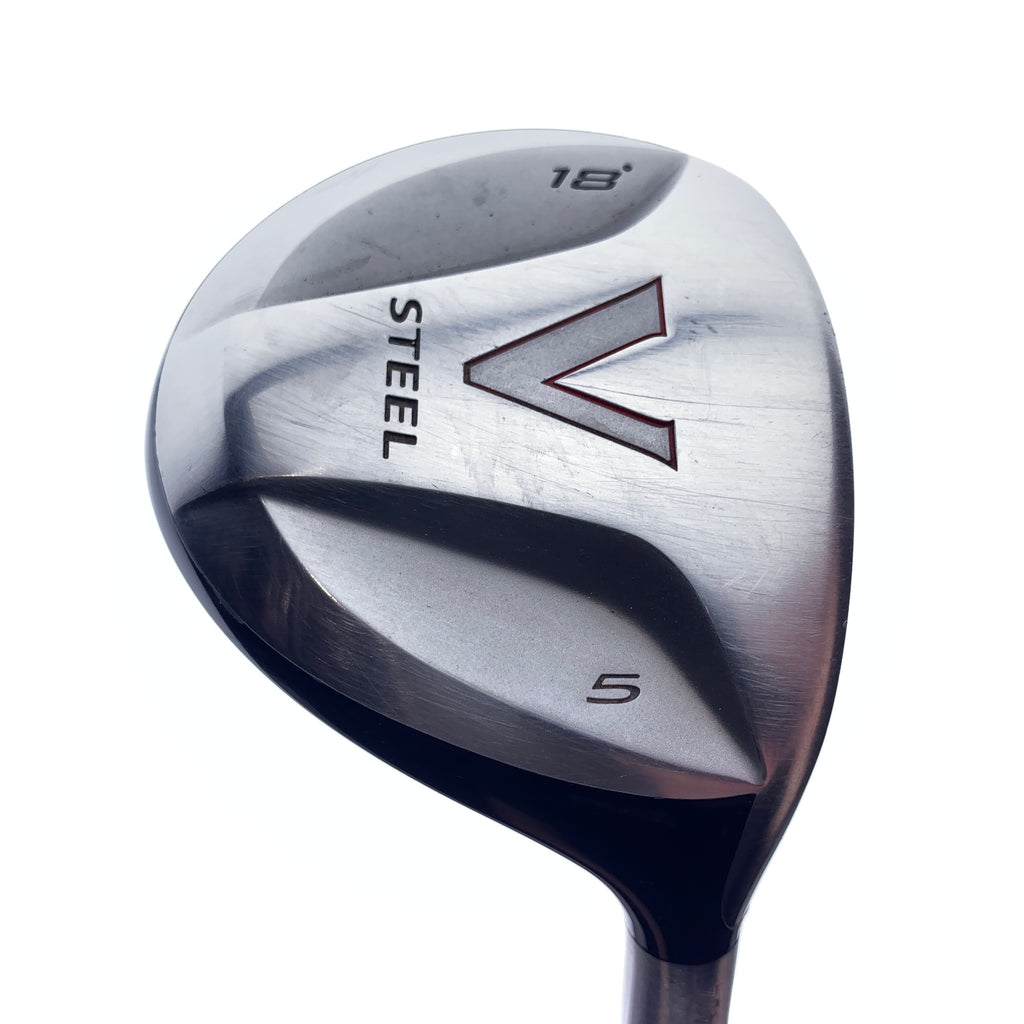 Used TaylorMade V Steel 5 Fairway Wood / 18 Degrees / Regular Flex