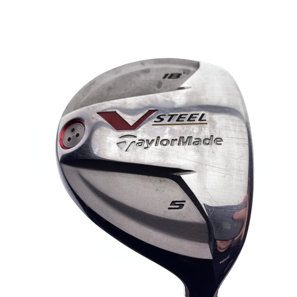 Used TaylorMade V Steel 5 Fairway Wood / 18 Degrees / Regular Flex