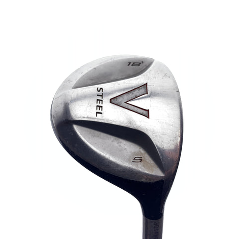 Used TaylorMade V Steel 5 Fairway Wood / 18 Degrees / Stiff Flex