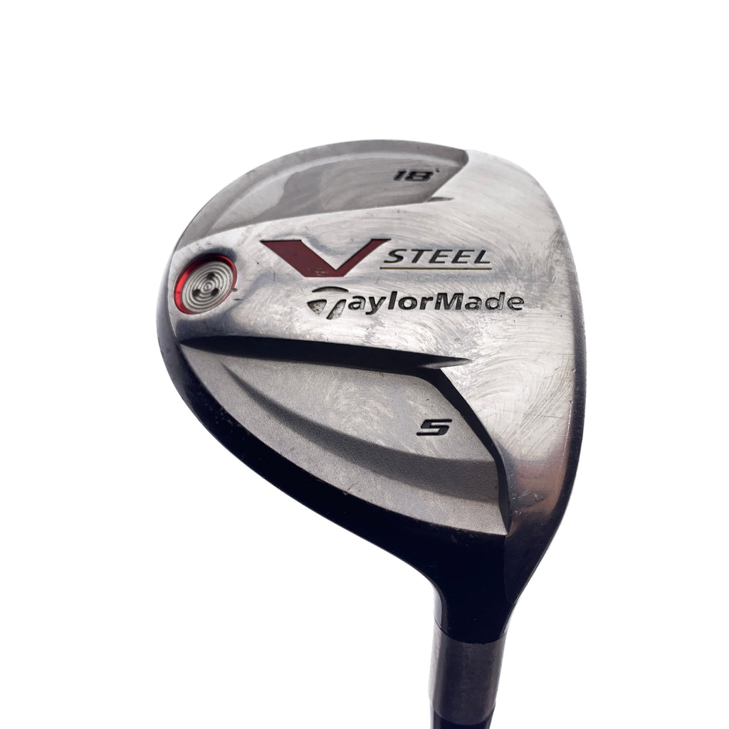 Used TaylorMade V Steel 5 Fairway Wood / 18.0 Degrees / Regular Flex