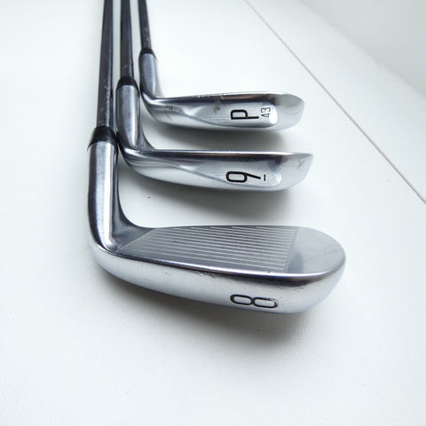 Used Titleist 2021 T200 & 2023 T350 Combo Iron Set / 4 - PW / Stiff Flex/L-H