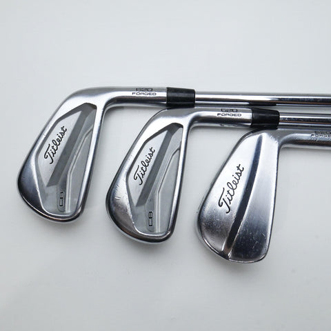 Used Titleist 620 CB & 620 MB Combo Iron Set / 4 - 9 IRON / Stiff Flex