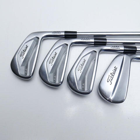 Used Titleist 620 CB & 620 MB Combo Iron Set / 4 - PW / Stiff Flex