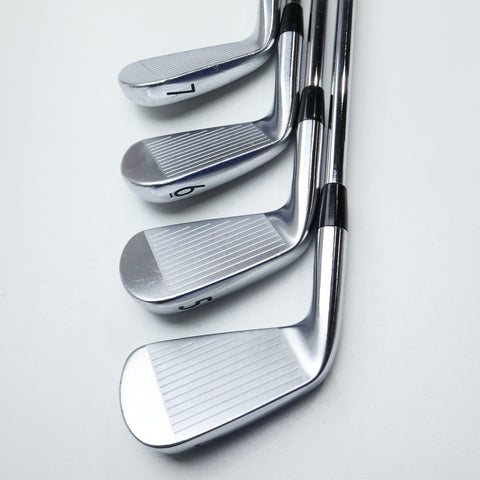 Used Titleist 620 CB & 620 MB Combo Iron Set / 4 - PW / X-Stiff Flex