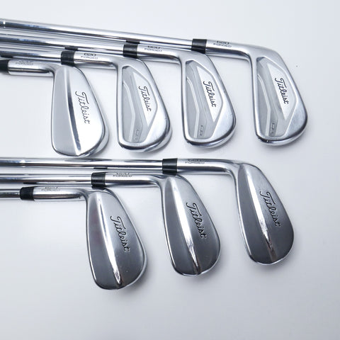 Used Titleist 620 CB & 620 MB Combo Iron Set / 4 - PW / X-Stiff / Left-Handed