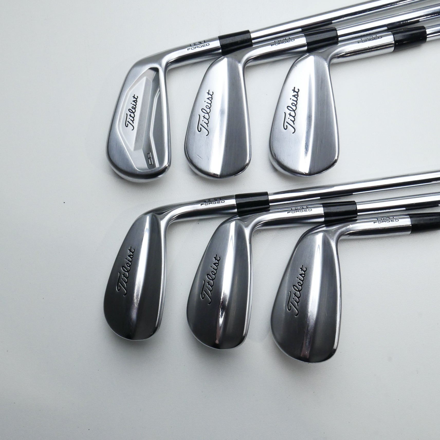 Used Titleist 620 CB & 620 MB Combo Iron Set / 5 - PW / X-Stiff Flex
