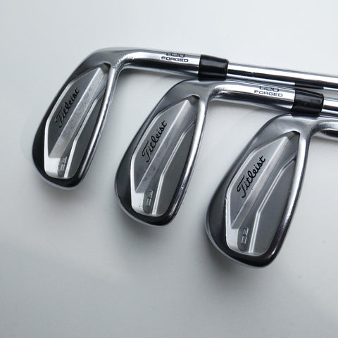 Used Titleist 620 CB Iron Set / 4 - PW / Regular Flex