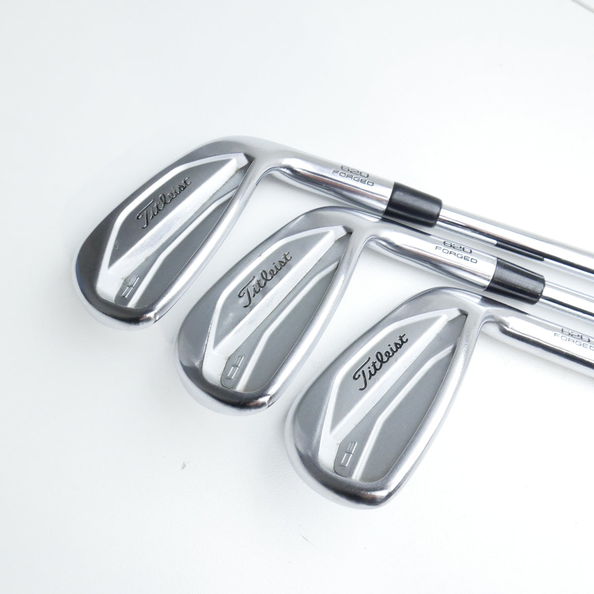 Used Titleist 620 CB Iron Set / 4 - PW / Stiff Flex