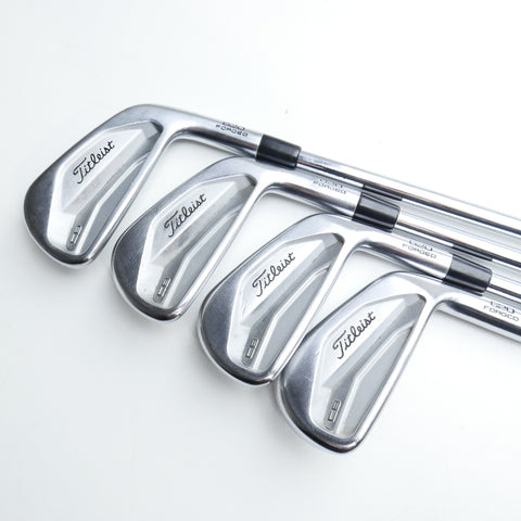 Used Titleist 620 CB Iron Set / 4 - PW / Stiff Flex