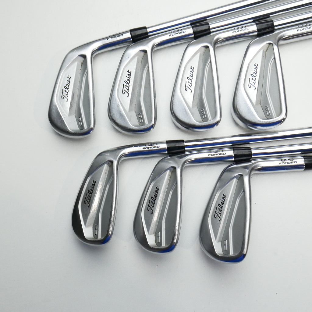 Used Titleist 620 CB Iron Set / 4 - PW / Stiff Flex