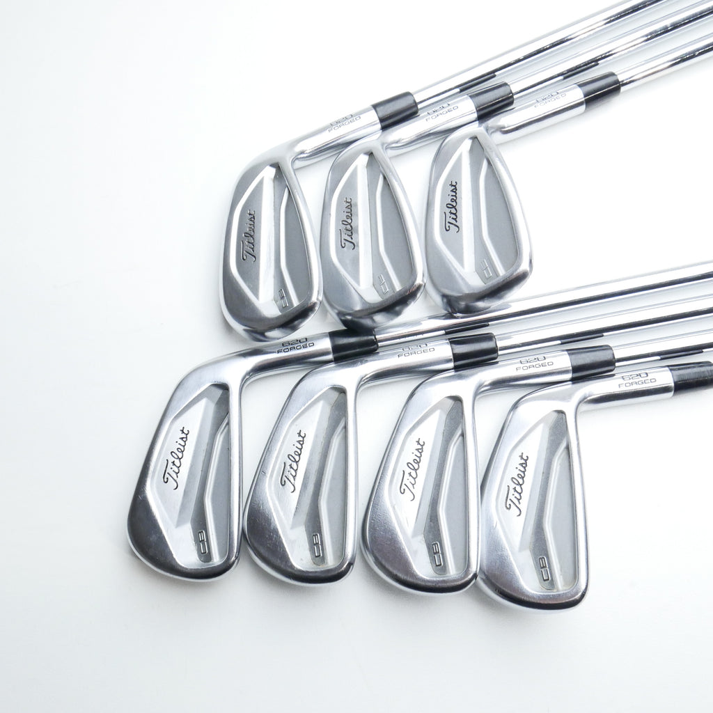 Used Titleist 620 CB Iron Set / 4 - PW / Stiff Flex