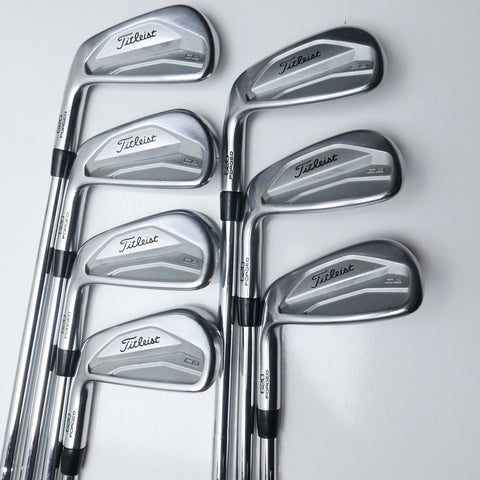 Used Titleist 620 CB Iron Set / 4 - PW / X-Stiff Flex / Left-Handed