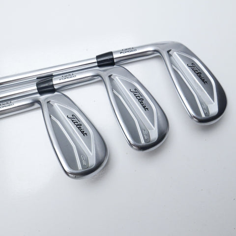 Used Titleist 620 CB Iron Set / 4 - PW / X-Stiff Flex / Left-Handed
