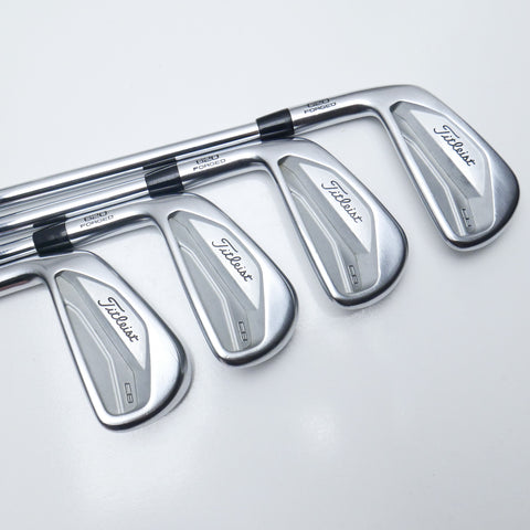 Used Titleist 620 CB Iron Set / 4 - PW / X-Stiff Flex / Left-Handed